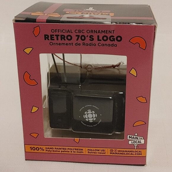 Main and Local CBC Retro Logo Christmas Tree Ornament - Picture 3 of 5
